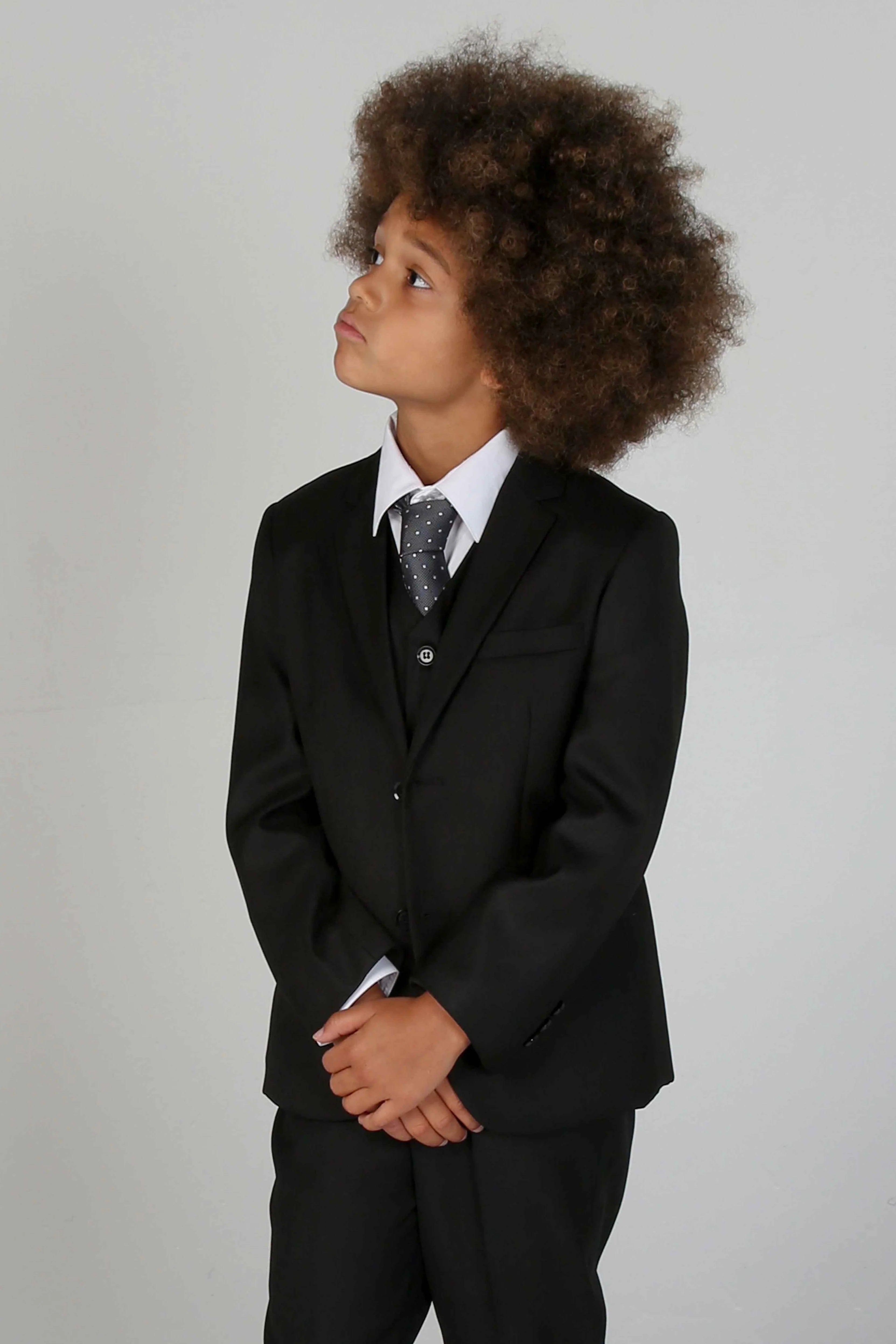Paul Andrew Children - Device - Boy's Parker Black 5pc Suit