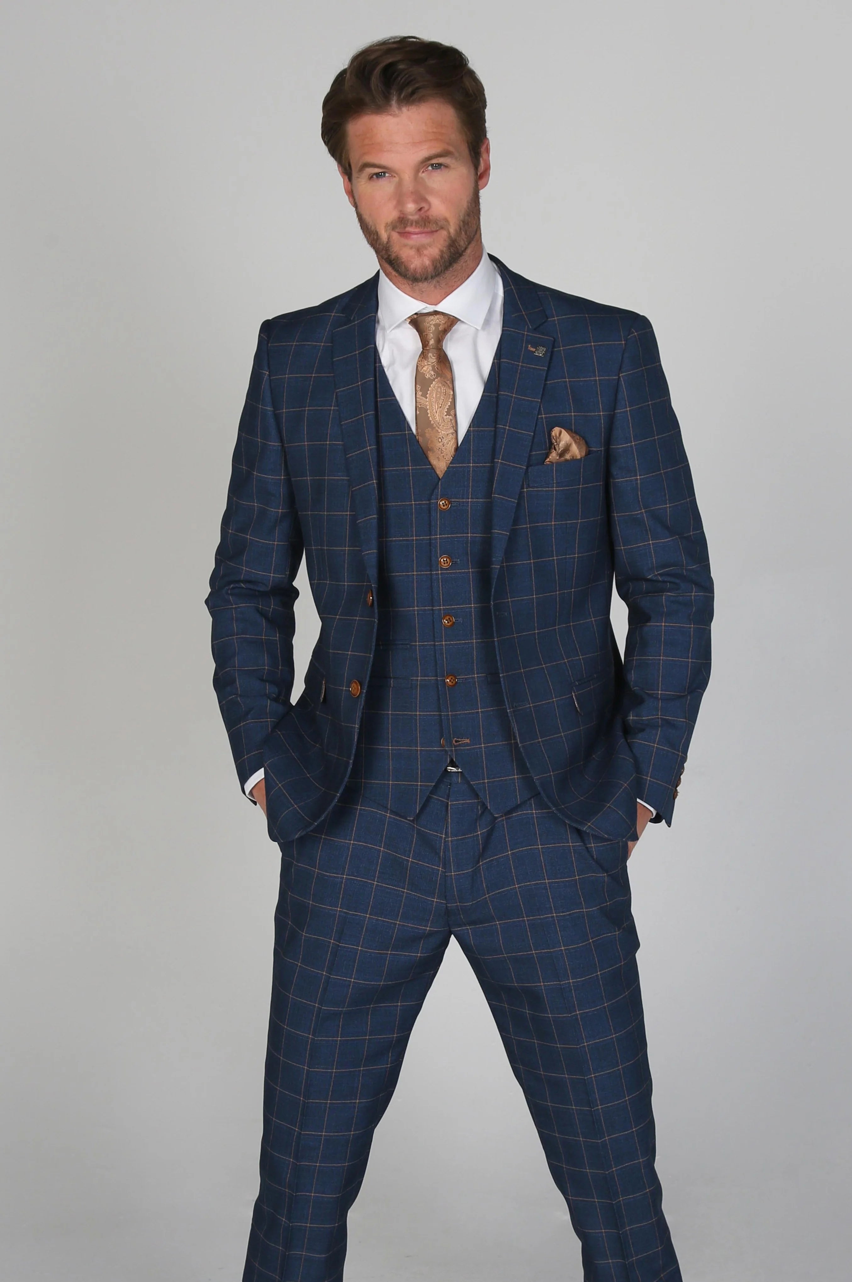 Paul Andrew- Hamleys Navy Men's Three Piece Suit