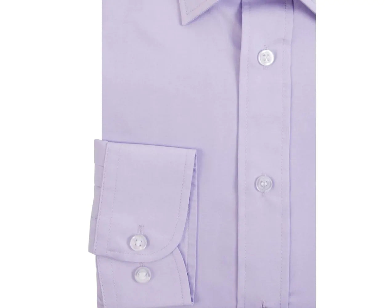 DOUBLE TWO LILAC CLASSIC EASY CARE LONG SLEEVE SHIRT