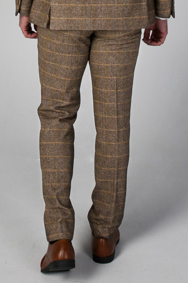 Harris Brown Tweed Check Three Piece Suit