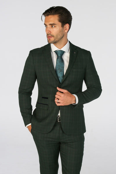 Leo Green Men's Two Piece Suit