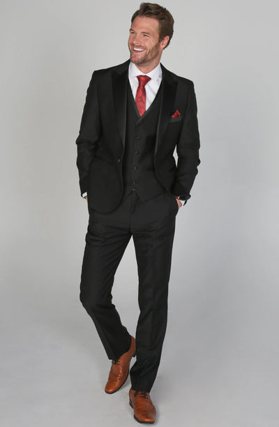 PAUL ANDREW: Harry Black Men's Three Piece Suit