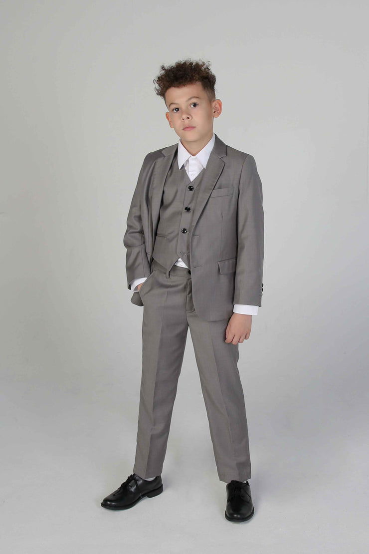 Paul Andrew Children - Device - Boy's Charles Grey Three Piece Suit