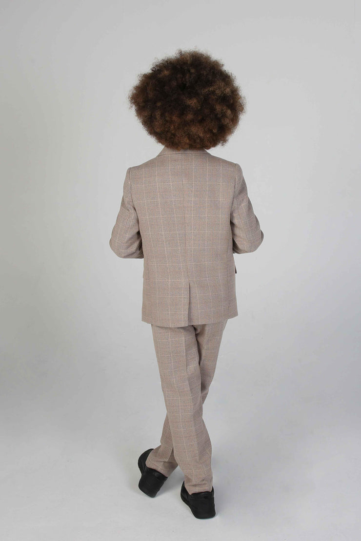 Paul Andrew Children - Device - Boy's Holland Beige Three Piece Suit