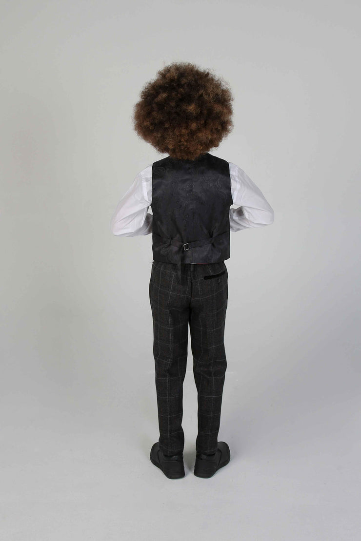 Paul Andrew Children - Device - Boy's Harvey Grey Three Piece Suit