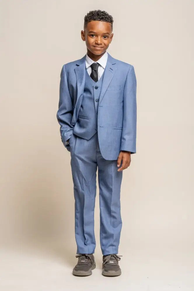 HOUSE OF CAVANI Blue Jay Boys 3 peice Suit