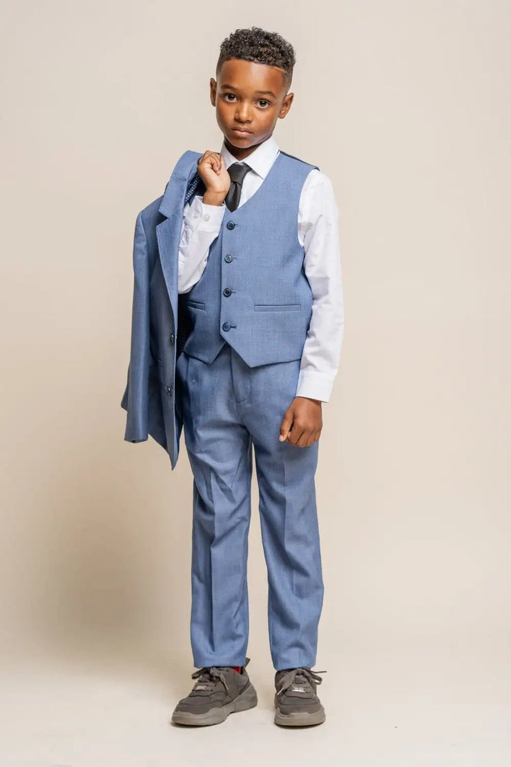 HOUSE OF CAVANI Blue Jay Boys 3 peice Suit