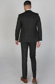 Paul; Andrew: Harvey Grey Men's Three Piece Suit