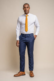 HOUSE OF CAVANI Jefferson Navy Long Three Piece Suit