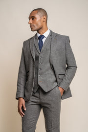 HOUSE OF CAVANI: Martez Grey Suit