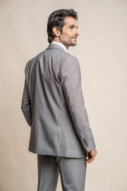 HOUSE OF CAVANI REEGAN GREY SHORT THREE PIECE SUIT