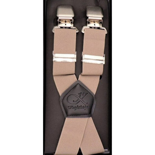 KNIGHTSBRIDGE TIES KNIGHTSBRIDGE MENS BIG SIZE EXTRA LONG AND STRONG WIDE CLIP BRACES