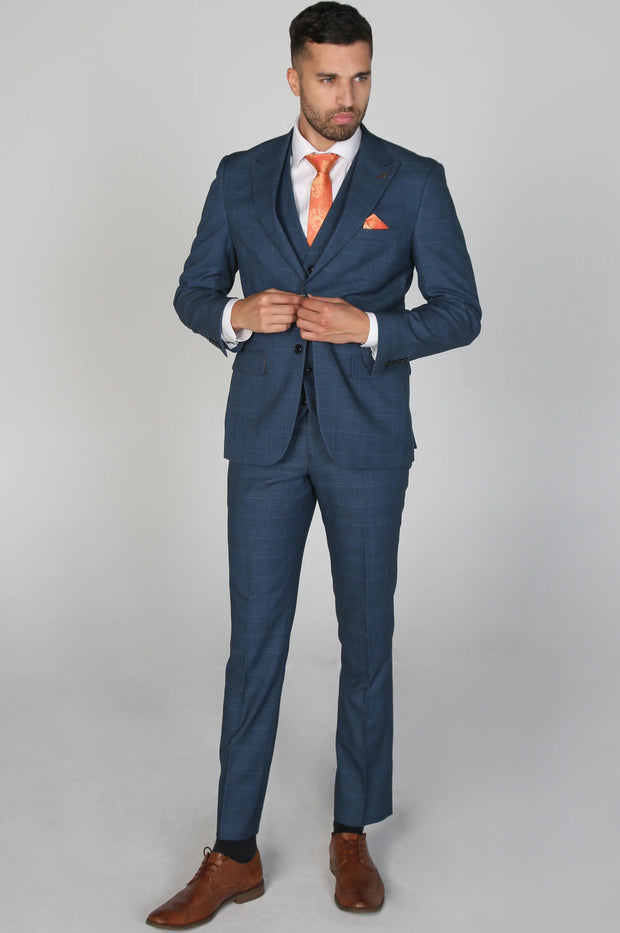 Paul Andrew -Viceroy Navy Men's Three Piece Suit